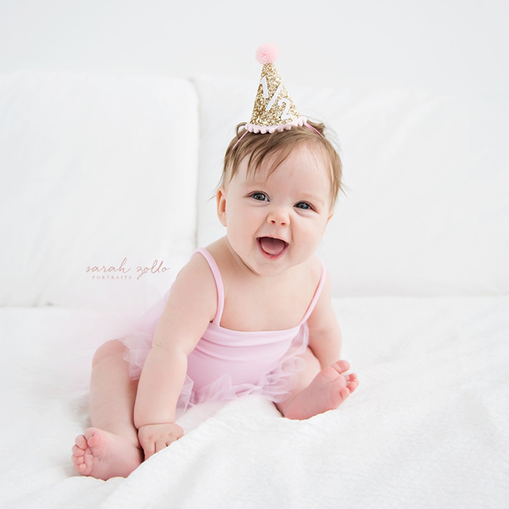 milestone photography baby photographer birthday hat