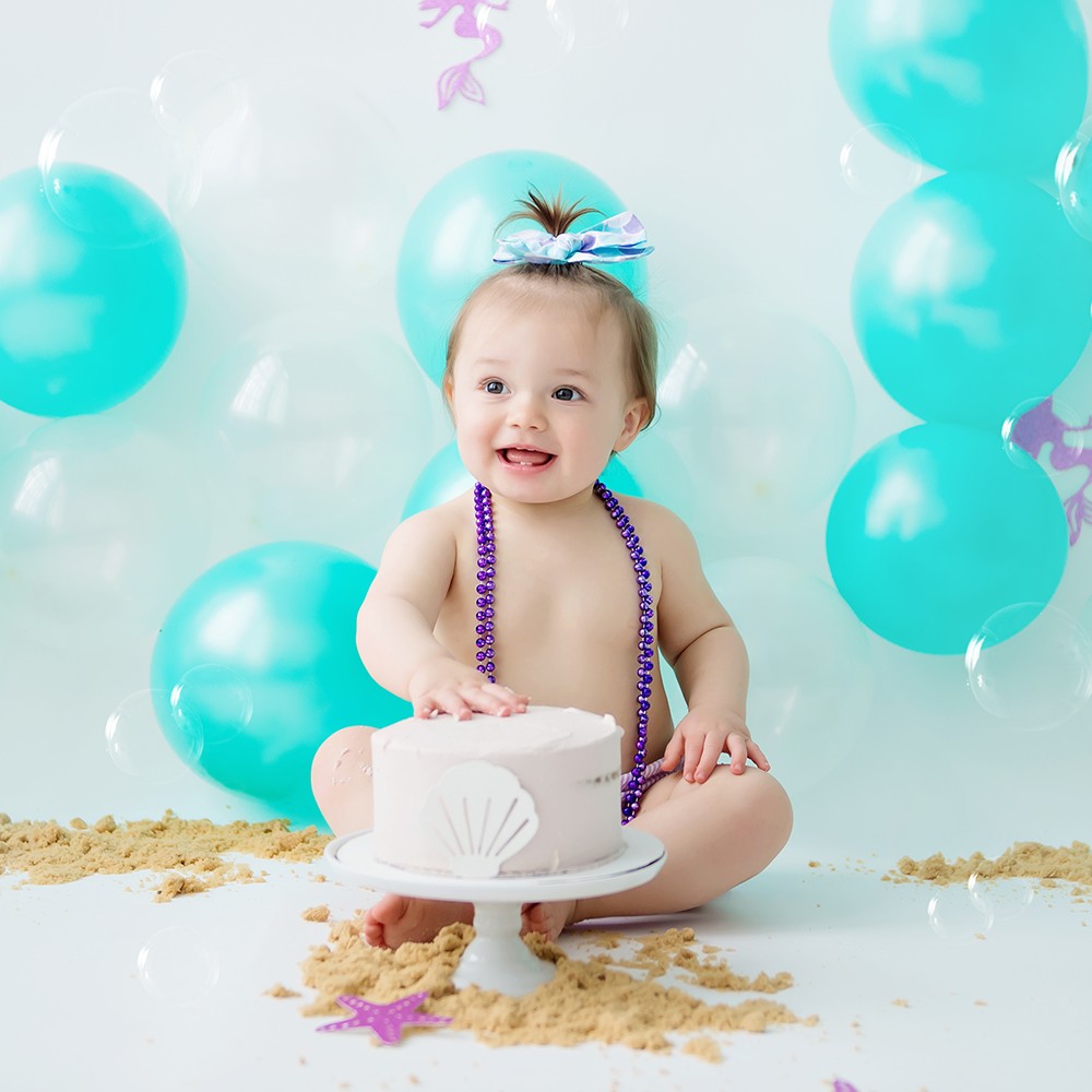 milestone photography baby photographer cakesmash