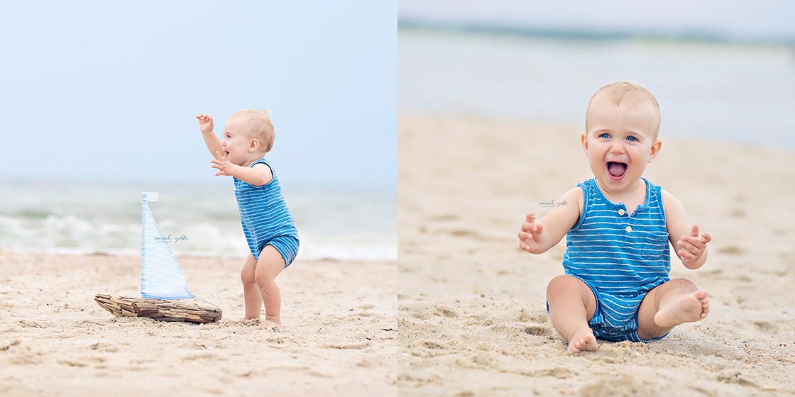 Baby Photography at Woodneck Beach, Falmouth, MA during a Cape Cod Family Photo Session