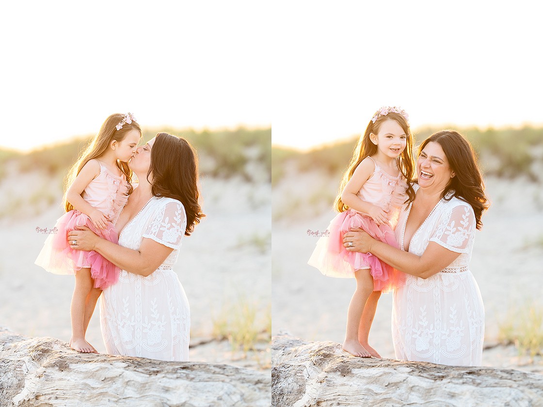 Mother and Daughter Family Beach Photo Shoot Watch Hill, Napatree Point, Westerly, RI