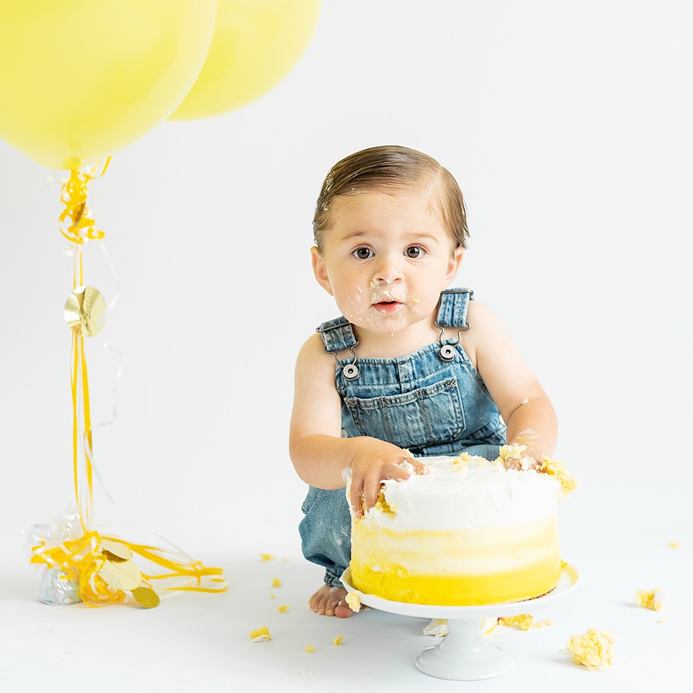 milestone photography cakesmash baby photographer