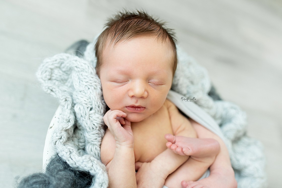 newborn boy portrait