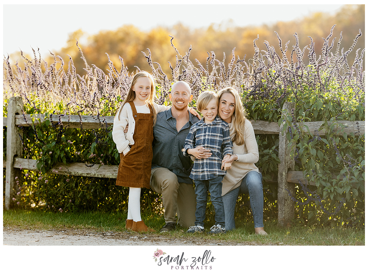 fall family photography sessions at the farmers daughter ri golden hour lavender field