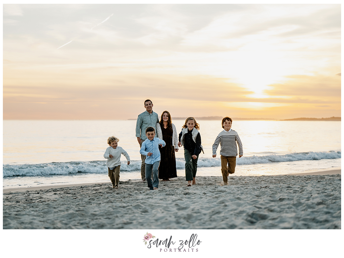 napatree point sunset beach family photos Rhode Island photographer