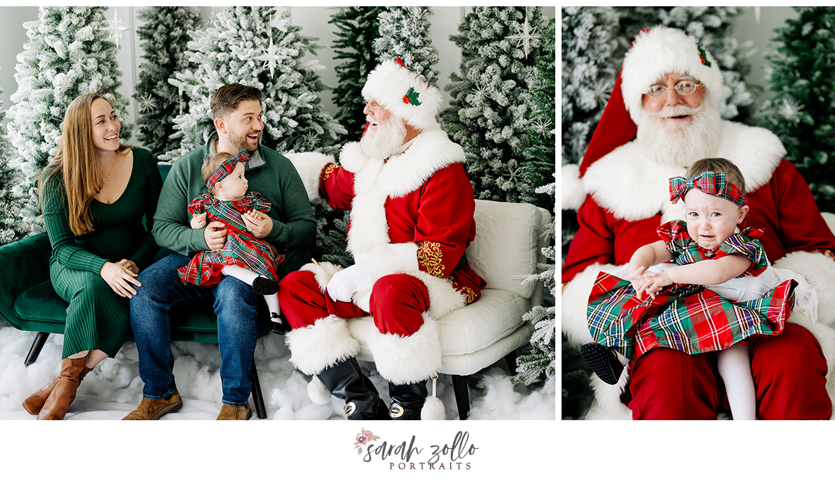 Rhode Island family photography santa photos holiday mini session