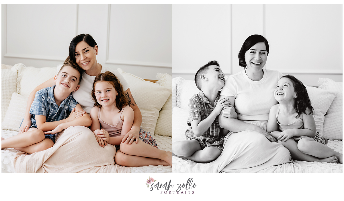 Connecticut family photographer Rhode Island photo studio mini session mom and kids motherhood photography