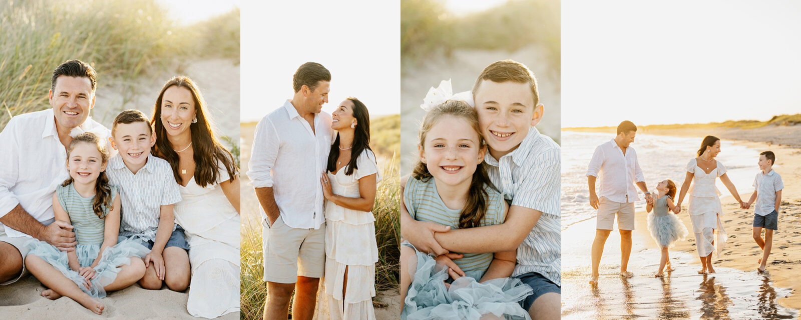 Rhode Island Family Photographer Beach Golden Hour