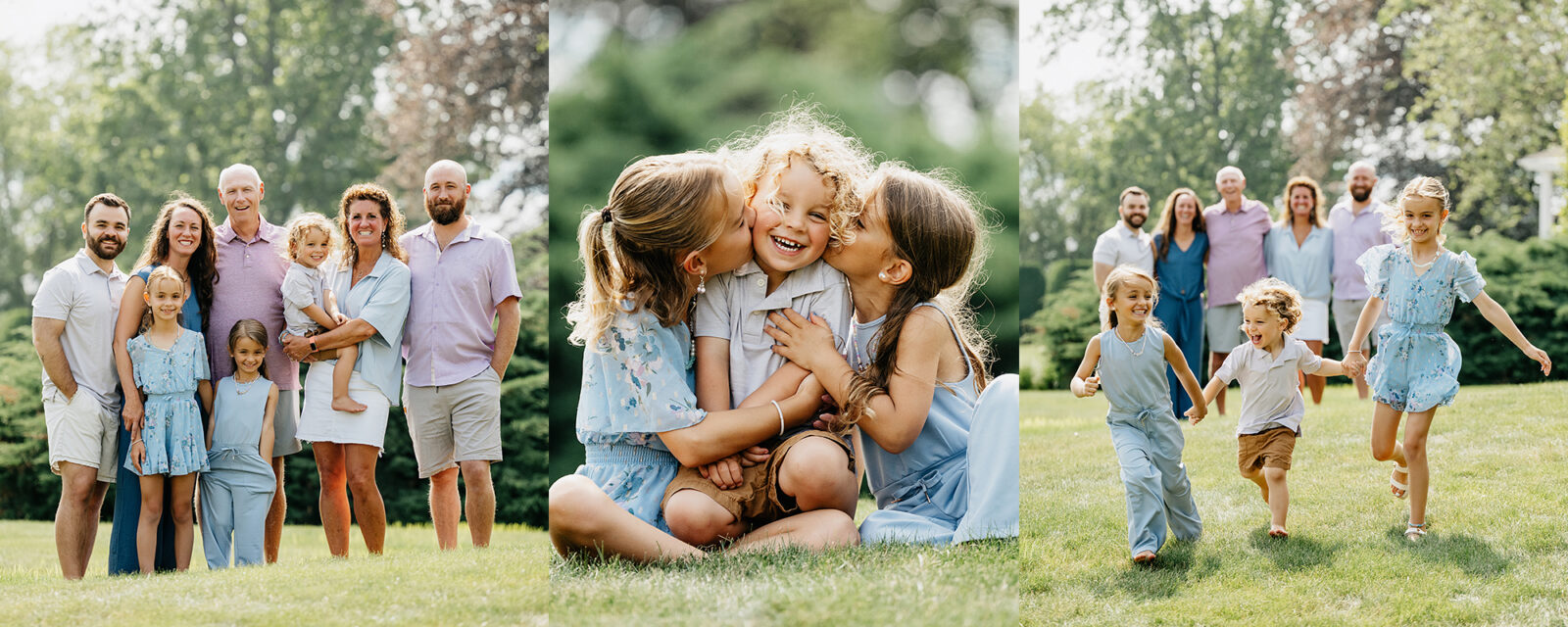 Rhode Island Family Photographer Outdoor Session Natural Light